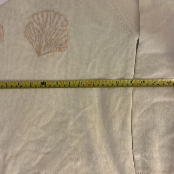 NWT CATNIP + SEAWEED Broken Shell Cashmere Sweater in White Med - Picture 5 of 7